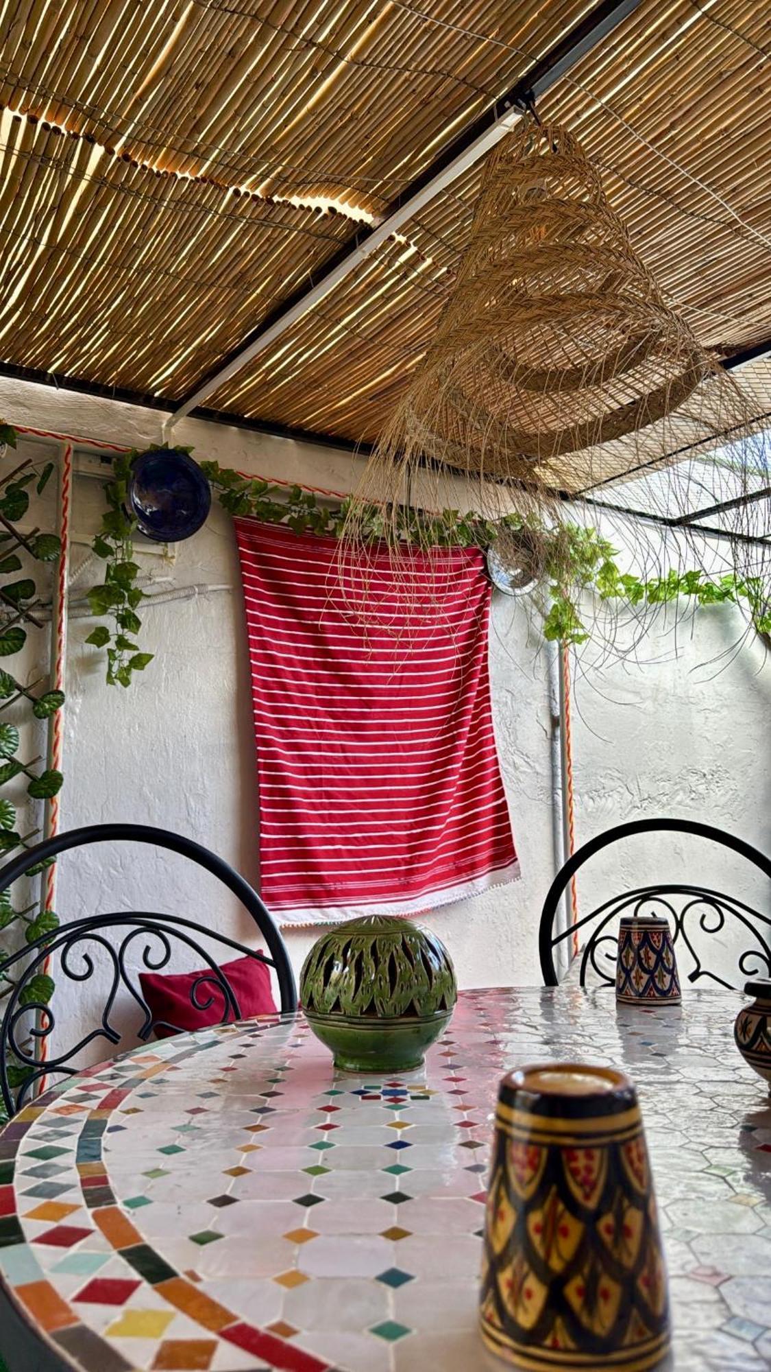 La Casa De Oussama With Traditional Private Terrace Rabat Bagian luar foto